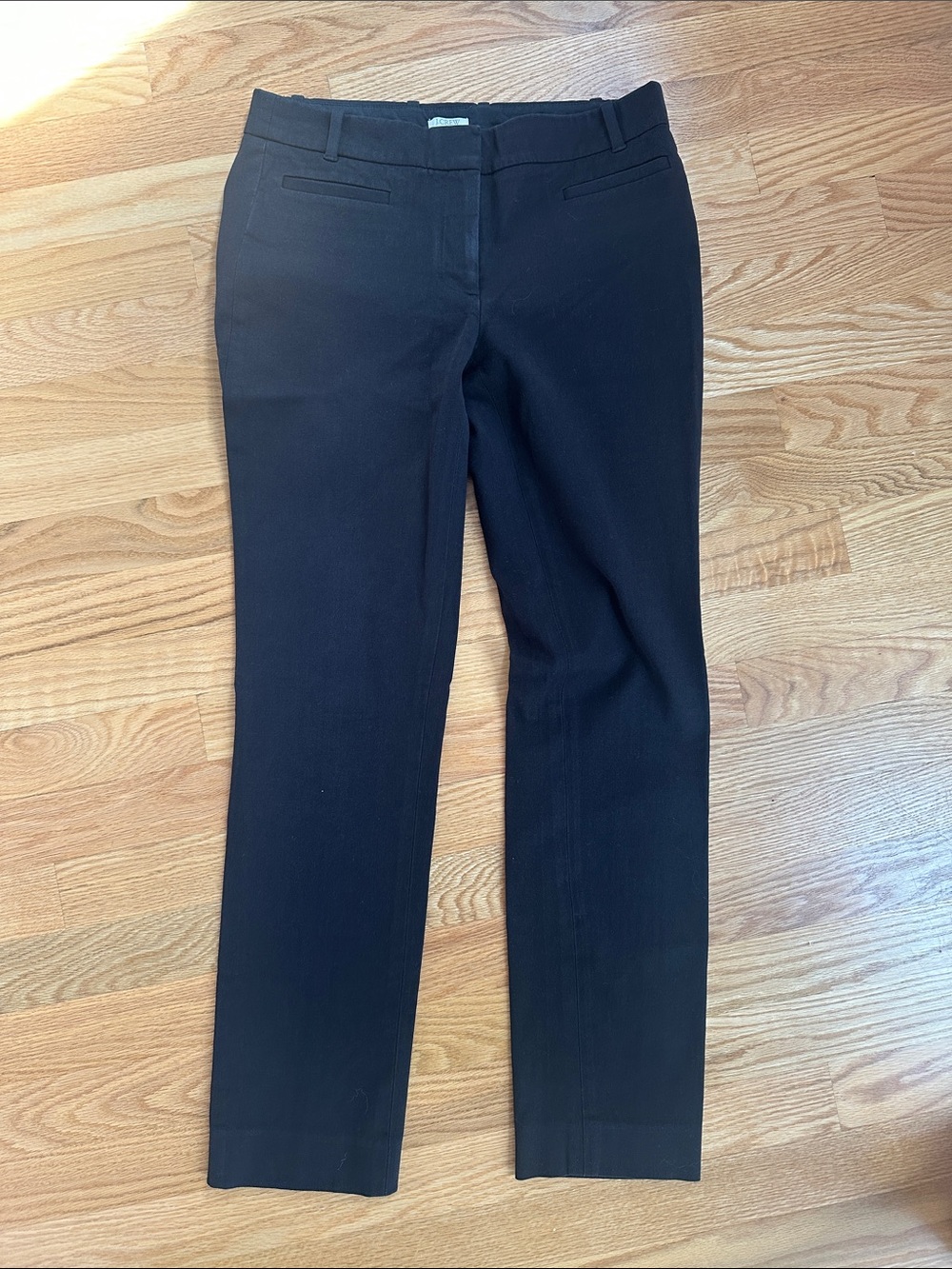 J. Crew Black Straight-Leg Womens Chinos